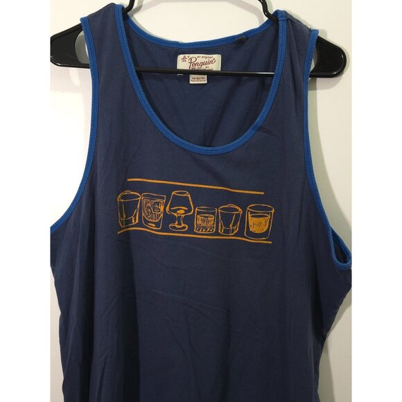 Penguin By Munsingwear Other - Penguin By Munsingwear Men's Graphic Navy Tank Top XL